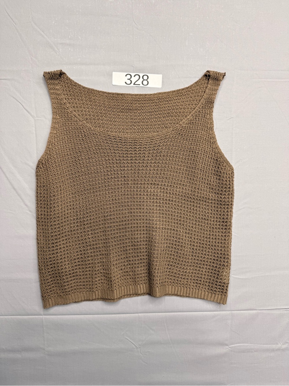 Classic Knit Tank Top - Taupe